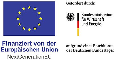 Logo - Finanziert von der EU - Gefördert durch Bundesministerium für Wirtschaft und Energie Logo - Finanziert von der EU - Gefördert durch Bundesministerium für Wirtschaft und Energie